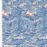Serenity in Japan – V&A– 100% Organic Cotton Prints 110cm Wide Digitally Printed Fabric for Crafting, Quilting, Dressmaking